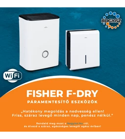Szabadulj meg a nedvességtől örökre: fedezd fel a Fisher F-DRY párátlanítók erejét!
