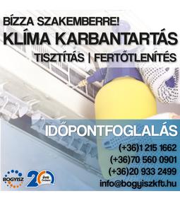 Klímakarbantartás – minden évben, az egészségükért!