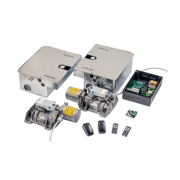 CARDIN KIT HL XCORE 230V-os földbe süllyesztett kétszárnyú kapumozgató szett