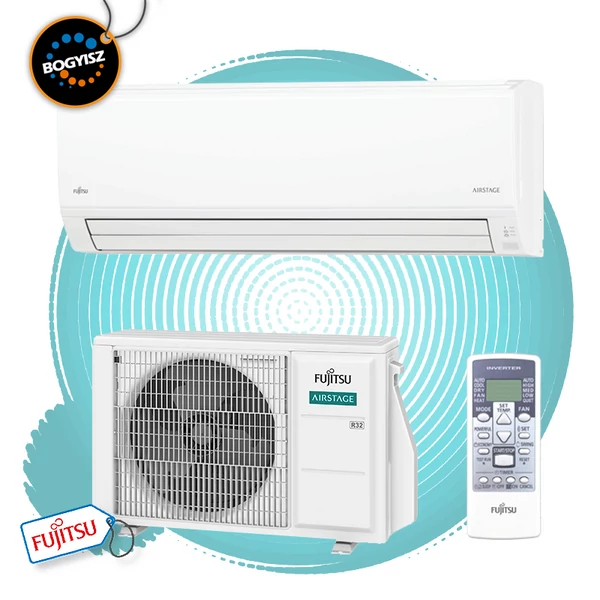 FUJITSU ASEG18KLCA / AOEG18KLCA INVERTERE SPLIT KLÍMA / 5,2 KW / R32