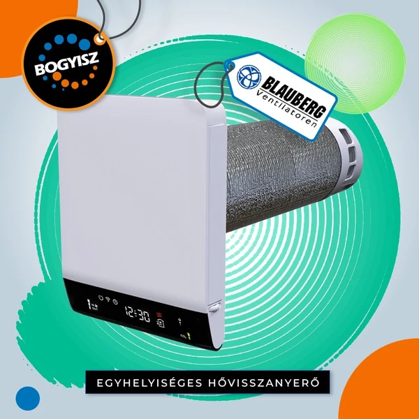 BLAUBERG FRESHPOINT 160-E PRO L07 EGYHELYISÉGES HŐVISSZANYERŐS LÉGKEZELŐ BERENDEZÉS BLAUBERG FRESHPOINT 160-E PRO L07 EGYHELYISÉGES HŐVISSZANYERŐS LÉGKEZELŐ BERENDEZÉS