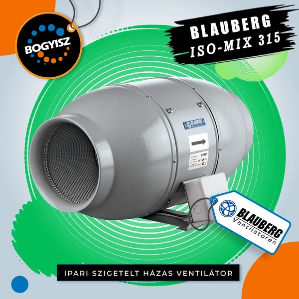 BLAUBERG ISO-MIX 315 CSŐVENTILÁTOR