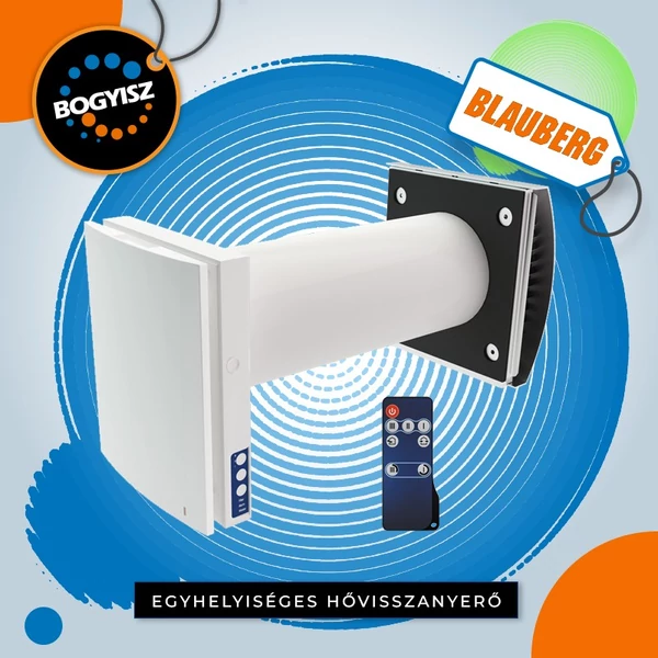 BLAUBERG VENTO EXPERT A100-1 S10 W V2 HŐVISSZANYERŐS LÉGKEZELŐ - 108 m3/h