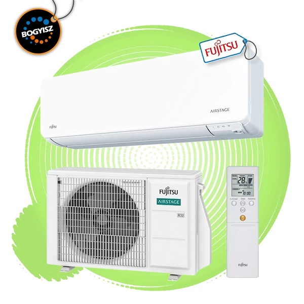 FUJITSU AIRSTAGE ASEH07KGTG/AOEH07KGCG INVERTERES KLÍMA / 2,0 KW / A+++ / R32