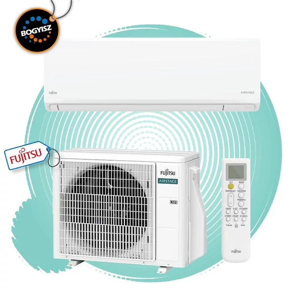 FUJITSU ASEH07KNCA/AOEH07KNCA INVERTERES KLÍMA / 2,0 kW / A++ / R32