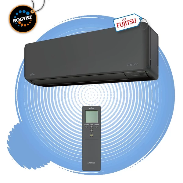 FUJITSU ASEH07KMCG-B MULTI BELTÉRI EGYSÉG / 2,0 KW / A++ / R32 - FEKETE