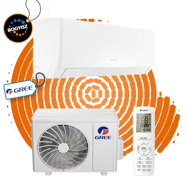 GREE PULSE GWH09AGA-K6DNA1A INVERTERES KLÍMA / 2,5 KW / A++ / R32