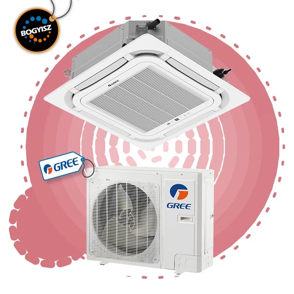 GREE UM6 GUD100T1 KAZETTÁS INVERTER KLÍMA / 10.5 kW / A++ / R32