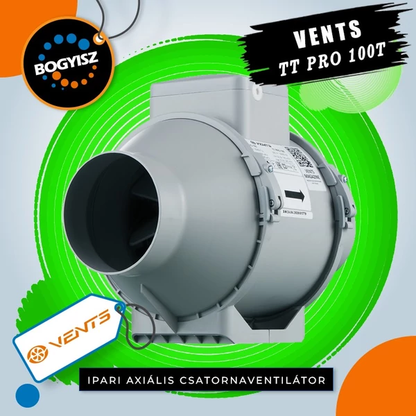 VENTS 100 TT PRO IPARI CSATORNAVENTILÁTOR