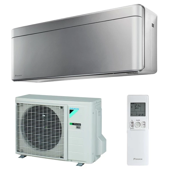 DAIKIN STYLISH FTXA25BS / RXA25A EZÜST INVERTERES KLÍMA / 2,5 kW / A+++ / R32