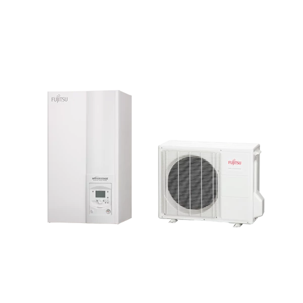 FUJITSU WATERSTAGE COMFORT WSYA100ML3 / WOYA100KLT 1 FÁZISÚ OSZTOTT LEVEGŐ-VÍZ HŐSZIVATTYÚ / 9,5 KW / R32