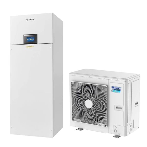 GREE VERSATI III GRS-CQ8.0PDG/NHH2-E ALL IN ONE – OSZTOTT RENDSZERŰ LEVEGŐ-VÍZ HŐSZIVATTYÚ, BEÉPÍTETT HMV TÁROLÓVAL / 8 KW