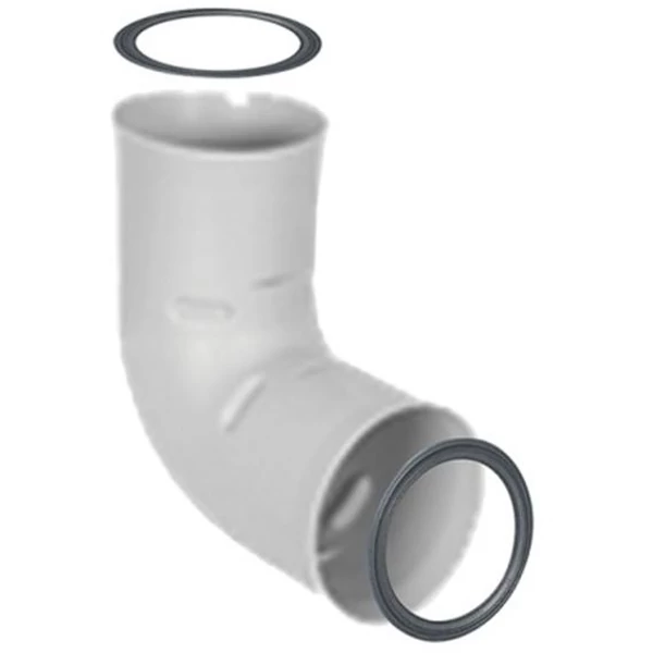 Aerauliqa 90°-os könyök DN75/63mm