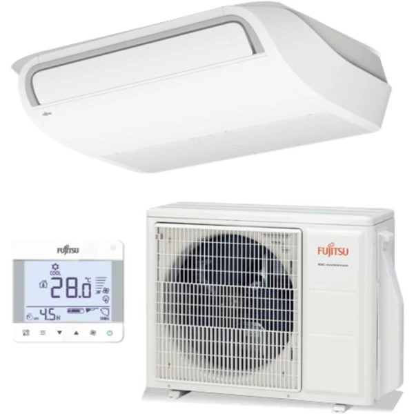 FUJITSU ABYG24KRTA / AOYG24KBTB MENNYEZETI SPLIT KLÍMA + UTY-RCRYZ1 / 6,8 kW / R32