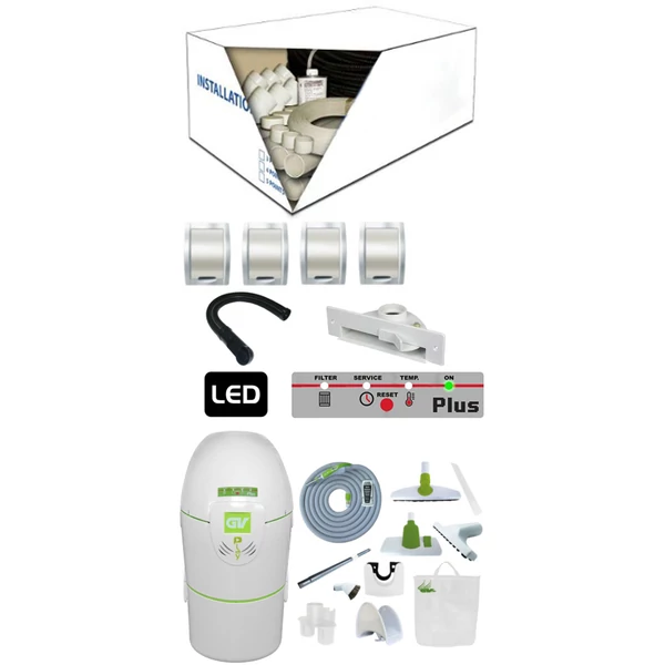 GLOBOVAC PLAY POWER PLUS  + SZERELŐCSOMAG 4 + SZEMÉTLAPÁT ADAPTER + PLAY TAK.KÉSZLET