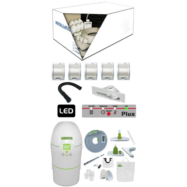 GLOBOVAC PLAY POWER PLUS  + SZERELŐCSOMAG 5 + SZEMÉTLAPÁT ADAPTER + PLAY TAK.KÉSZLET