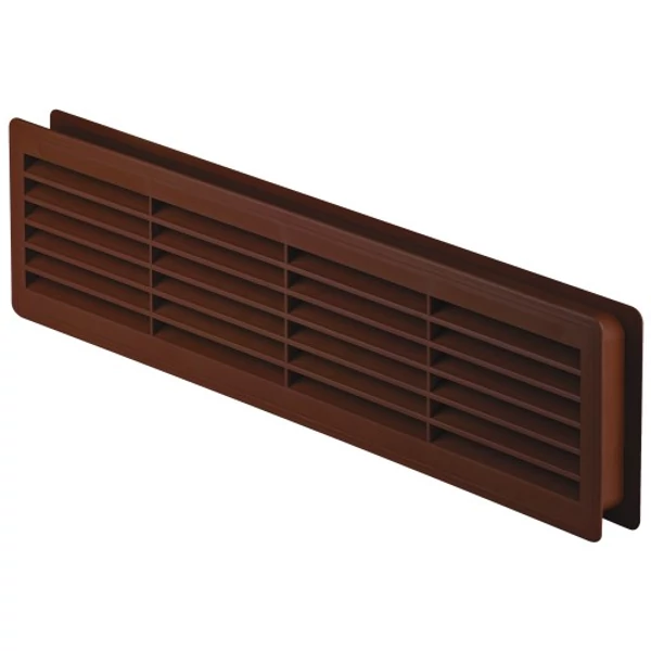 VENTS MŰANYAG AJTÓRÁCS DUPLA CSOMAGOLÁSSAL 453X91 BARNA