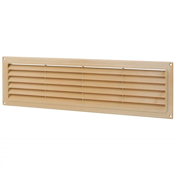 VENTS MŰANYAG AJTÓRÁCS DUPLA CSOMAGOLÁSSAL 453X91 BÉZS
