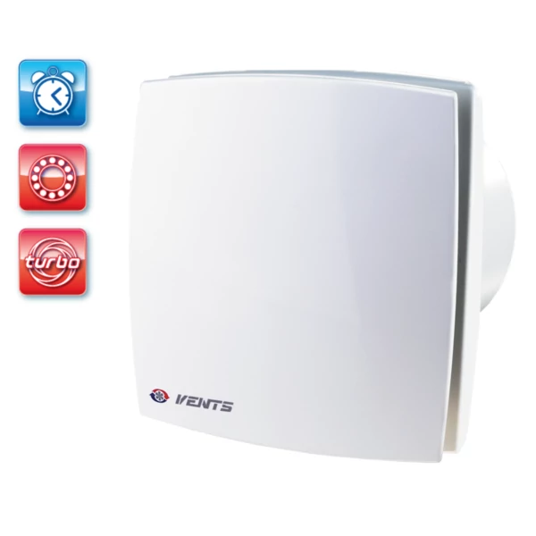 VENTS 100 LDT L TURBO DEKORATÍV FALI AXIÁLIS VENTILÁTOR