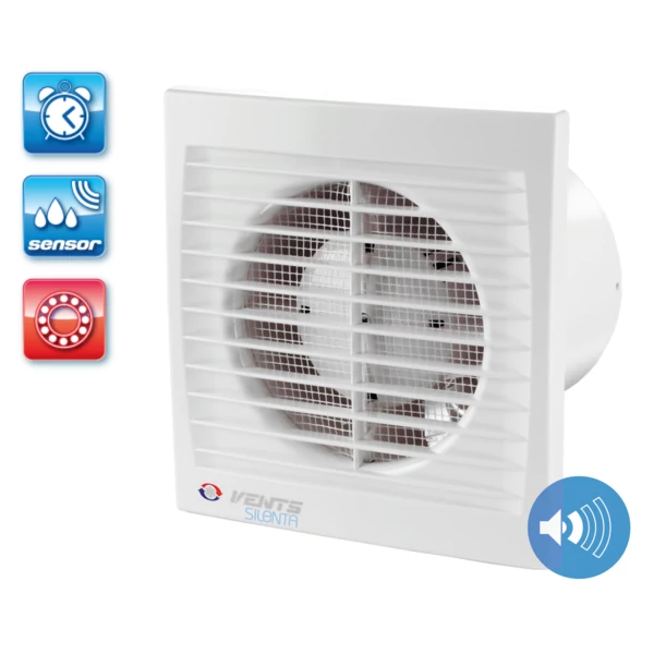 VENTS 100 SILENTA - S THL FALI AXIÁLIS VENTILÁTOR