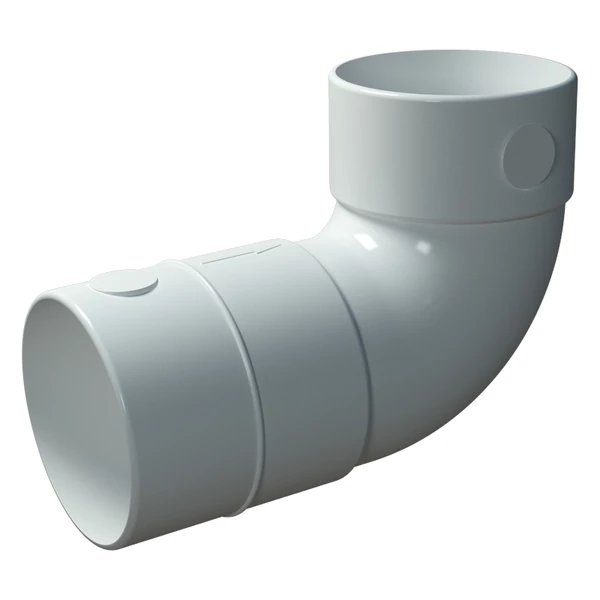 BLAUFAST RB90 MŰANYAG MEREV KÖNYÖKIDOM Ø125 MM, 90°