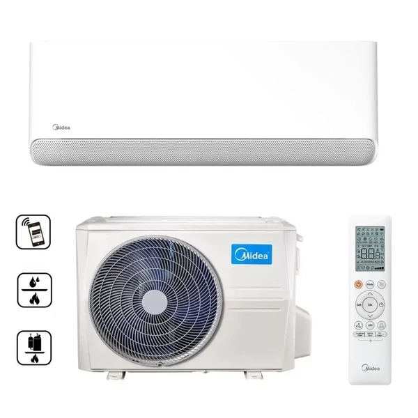 MIDEA BREEZELESS E MCB-09-SP INVERTERES KLÍMA / 2,6 KW / A++ / R32