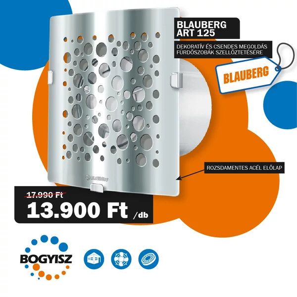 BLAUBERG ART 125 VENTILÁTOR BLAUBERG ART 125 VENTILÁTOR