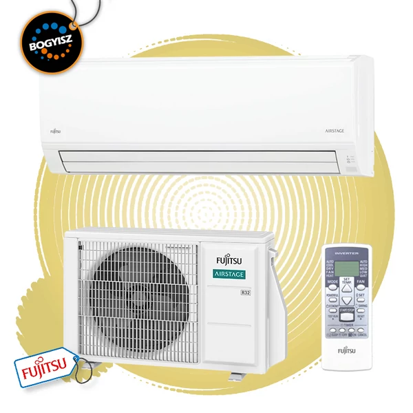 FUJITSU ASEG24KLCA/AOEG24KLCA INVERTERE SPLIT KLÍMA / 7,1 KW / R32