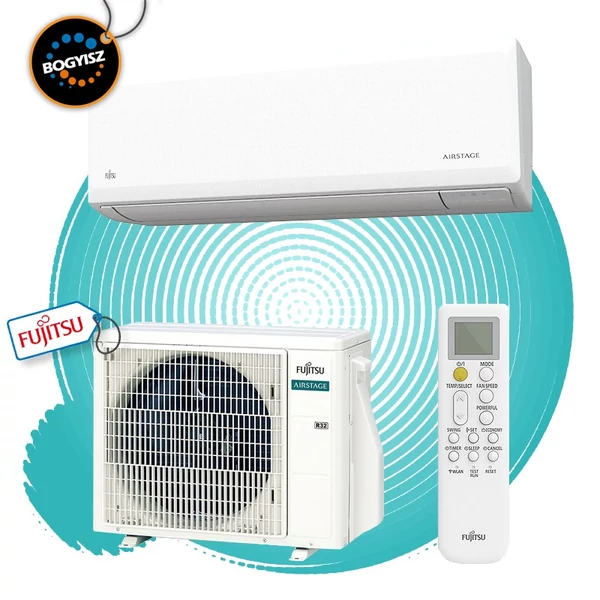 FUJITSU AIRSTAGE ASEG09KPCE/AOEG09KPCA INVERTERES KLÍMA / 2,5 KW / A++ / R32