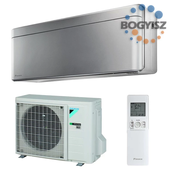 DAIKIN STYLISH FTXA42BS / RXA42B EZÜST INVERTERES KLÍMA / 4,2 kW / A++ / R32