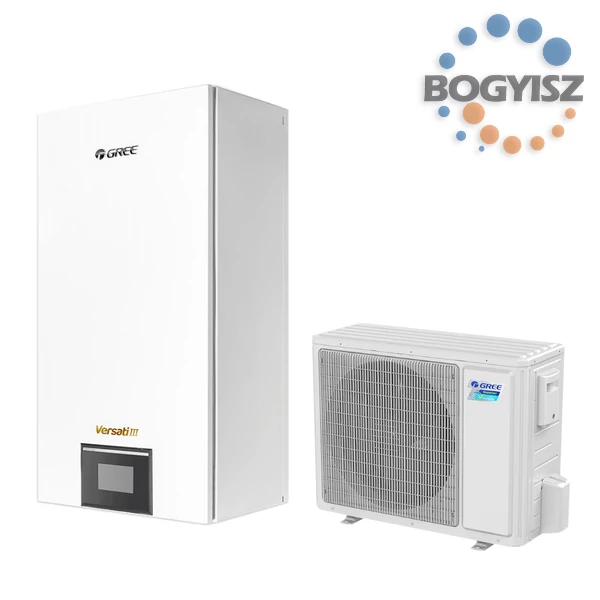 GREE VERSATI III+ GRS-CQ6.0PD/NHH2-E 1 FÁZISÚ OSZTOTT LEVEGŐ-VÍZ HŐSZIVATTYÚ / 6 KW