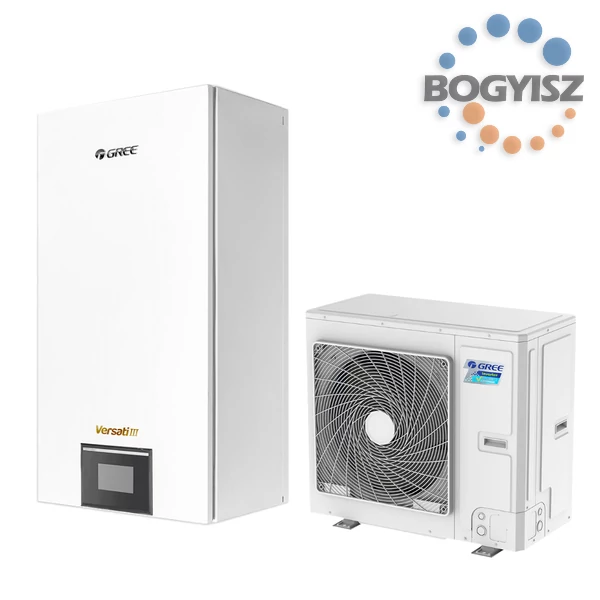 GREE VERSATI III GRS-CQ12PD/NHH-M OSZTOTT LEVEGŐ-VÍZ HŐSZIVATTYÚ 11,9 KW