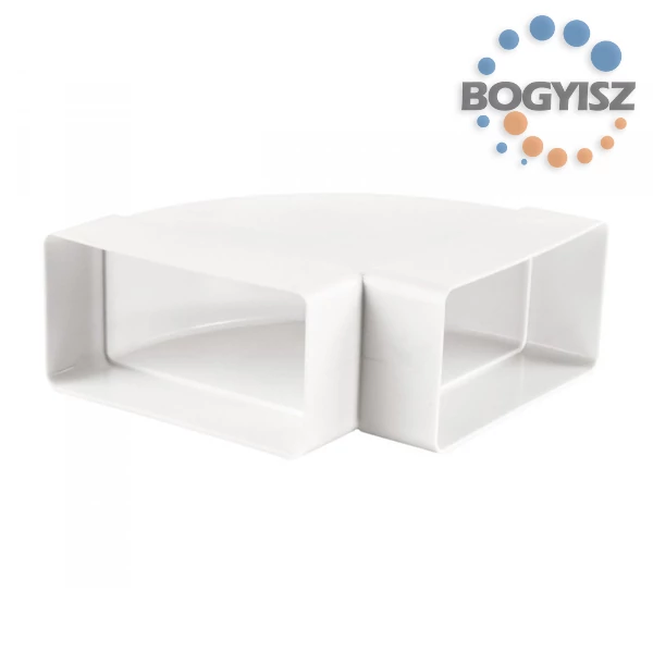 VENTS 90 FOKOS VÍZSZINTES KÖNYÖK LAPOSCSATORNÁHOZ D=150 60X204