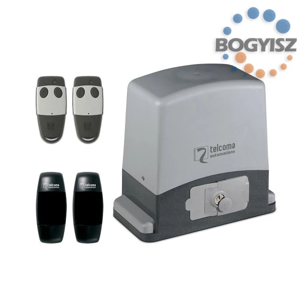CARDIN / TELCOMA KIT EVO 800/449 tolókapu mozgató szett 800 kg-ig, 449-es adóval, 230V