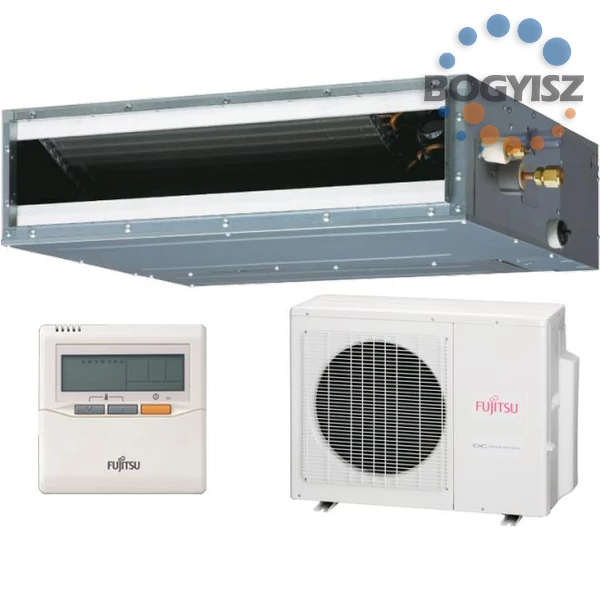 FUJITSU ARXG12KLLAP-AOYG12KBTB LÉGCSATORNÁZHATÓ INVERTERES KLÍMA-3KW-A++-R32