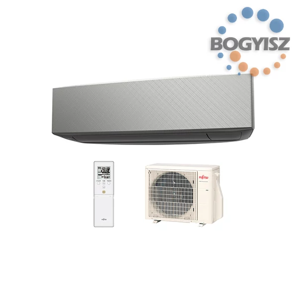 FUJITSU ASYG09KETAB-AOYG09KETA DESIGN EZÜST INVERTERES KLÍMA-2KW-A++-R32