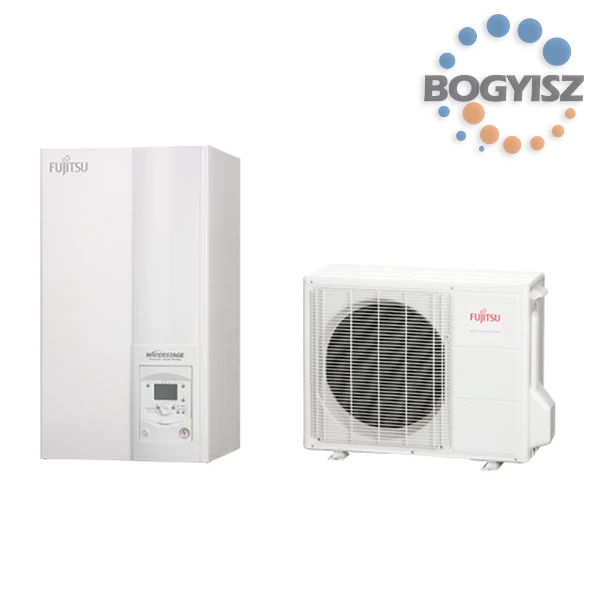 FUJITSU WATERSTAGE COMFORT WSYA050ML3-WOYA060KLT 1 FÁZISÚ OSZTOTT LEVEGŐ-VÍZ HŐSZIVATTYÚ-4kW