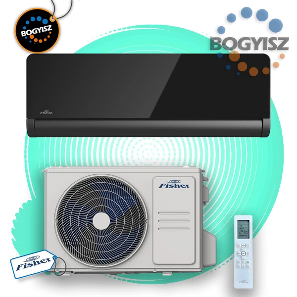 FISHER ART FSAIF-Art-124AE3-B/FSOAIF-Art-124AE3 INVERTERES KLÍMA (BLACK) / 3,5 kW / A+++ / R32