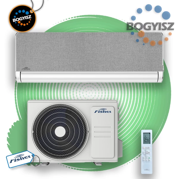 FISHER ART FSAIF-Art-94AE3-W-GR/FSOAIF-Art-94AE3 INVERTERES KLÍMA (WHITE/DARK GRAU) / 2,65 kW / A+++ / R32