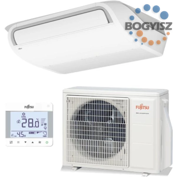 FUJITSU ABYG24KRTA / AOYG24KBTB MENNYEZETI SPLIT KLÍMA + UTY-RCRYZ1 / 6,8 kW / R32