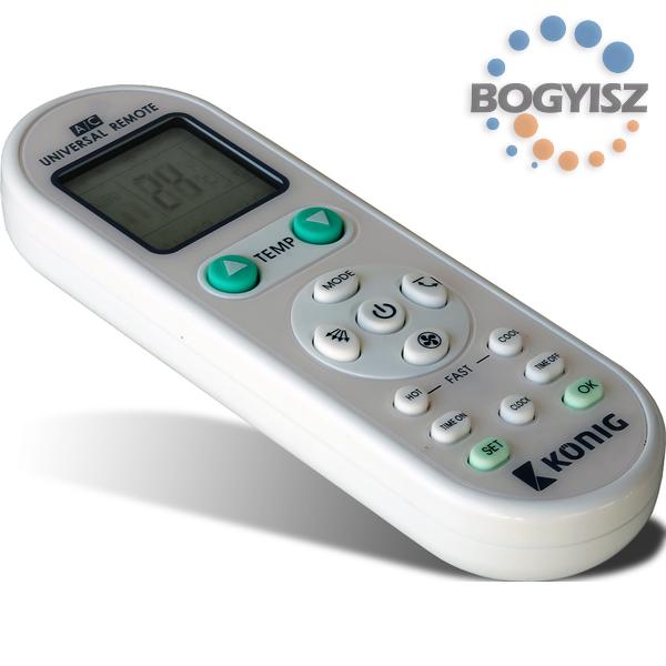 KÖNIG KN-RC-AIRCO3 UNIVERZÁLIS KLÍMA TÁVIRÁNYÍTÓ