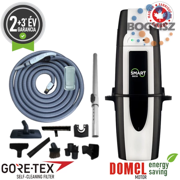 SMART- ELECTROLUX SMI650D / ELX920 DECO KÖZPONTI PORSZÍVÓ + LUXUS TAKARÍTÓ KÉSZLET