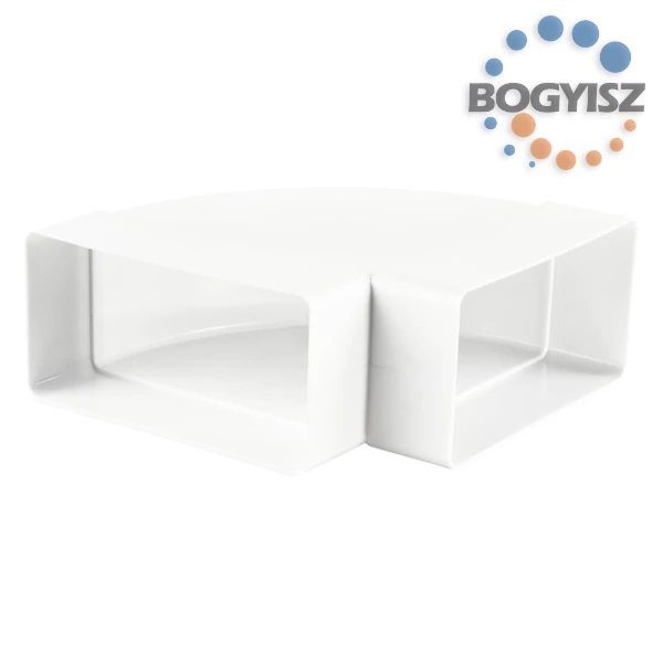 VENTS 90 FOKOS VÍZSZINTES KÖNYÖK LAPOSCSATORNÁHOZ D=100 90X220