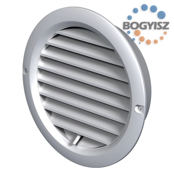 VENTS KEREK SZELLŐZŐRÁCS SZÚNYOGHÁLÓVAL SZABÁLYOZHATÓ ZSALUVAL, ÁLLÍTHATÓ CSŐCSATLAKOZÓVAL D/KÜLSŐ/=200 D=100/15