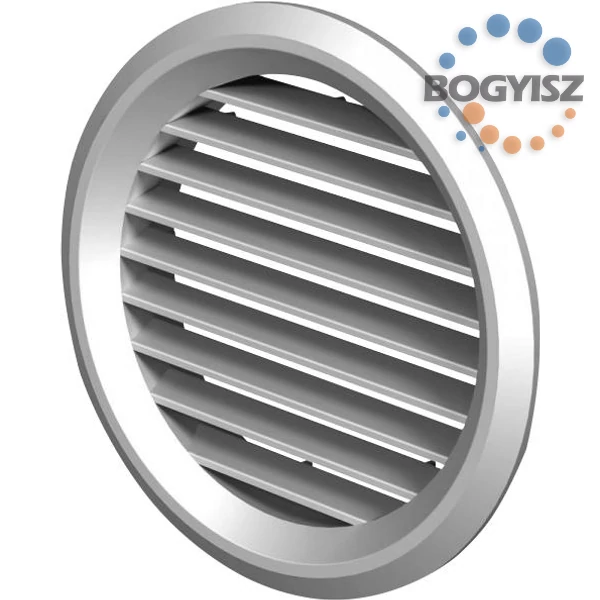 VENTS KEREK SZELLŐZŐRÁCS SZÚNYOGHÁLÓVAL D/KÜLSŐ/=160 D=125 SZÜRK