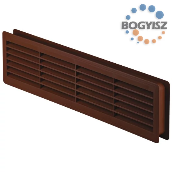 VENTS MŰANYAG AJTÓRÁCS DUPLA CSOMAGOLÁSSAL 453X91 BARNA