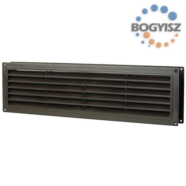 VENTS MŰANYAG AJTÓRÁCS DUPLA CSOMAGOLÁSSAL 462X124 BARNA
