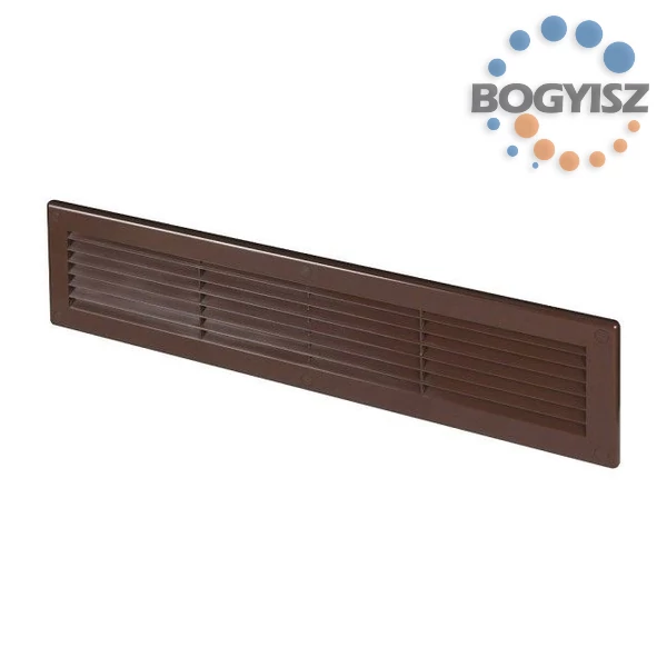 VENTS MŰANYAG AJTÓRÁCS 462X124 BARNA