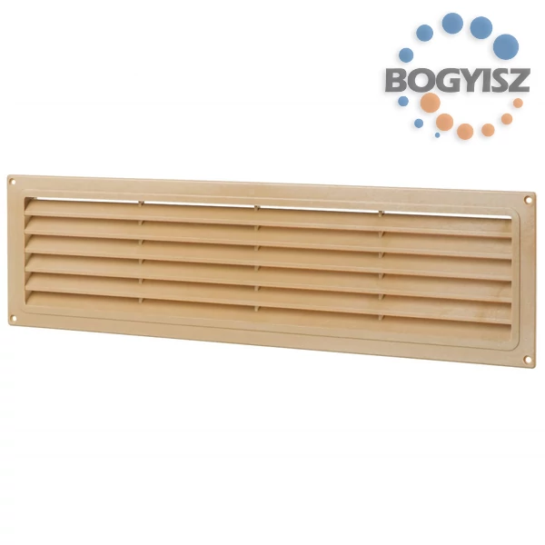 VENTS MŰANYAG AJTÓRÁCS DUPLA CSOMAGOLÁSSAL 453X91 BÉZS
