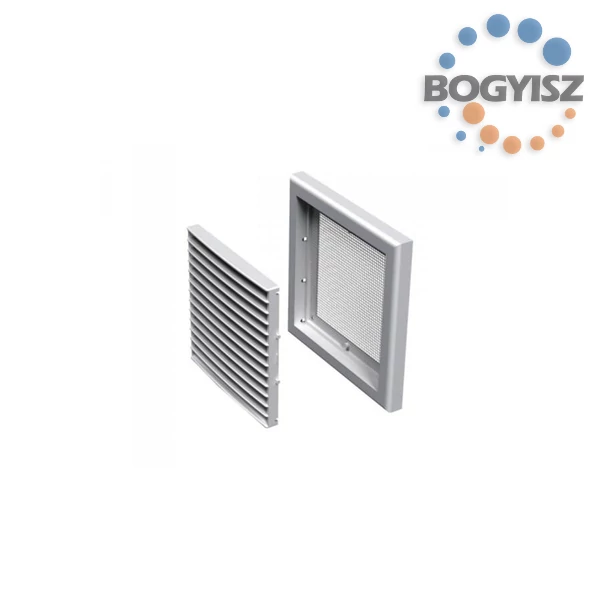 VENTS MŰANYAG SZELLŐZŐRÁCS VÍZSZINTES RÁCSOZÁSSAL 187X187